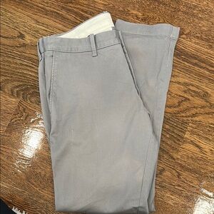J. Crew Gray Chinos Classic Cotton-Blend Light Grey